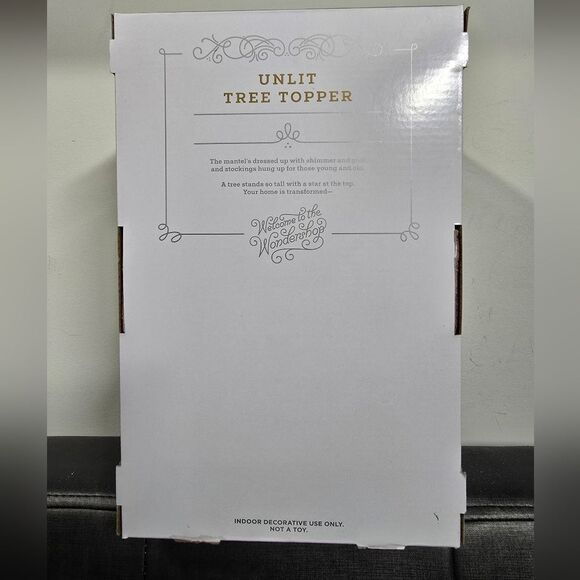 NIB Disco Ball Christmas Unlit Tree Topper - Wondershop 11 Inches In Height - Picture 2 of 5